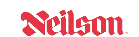 The existing red Neilson wordmark used as a reference in the class project.